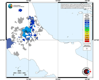 Mappa MCS - territori comuni
