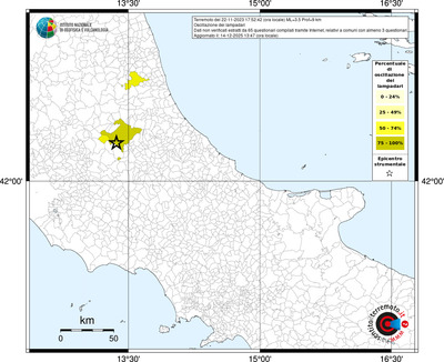 Mappa territorio comunale con almeno 3 questionari