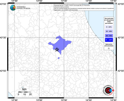 Mappa territorio comunale con almeno 3 questionari