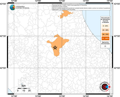 Mappa territorio comunale con almeno 3 questionari
