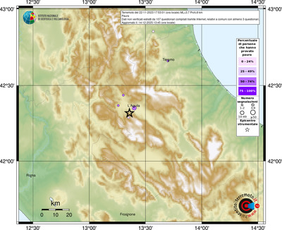 Mappa comuni con almeno 3 questionari