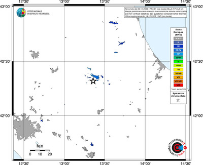 Mappa EMS - territori località