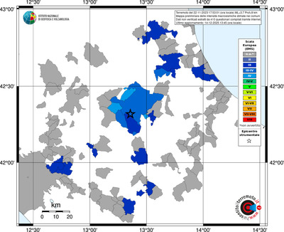 Mappa EMS - territori comuni