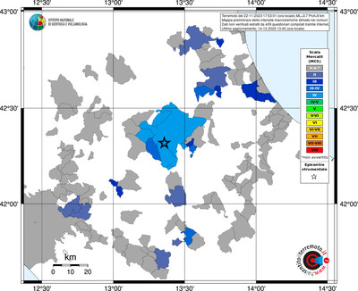 Mappa MCS - territori comuni