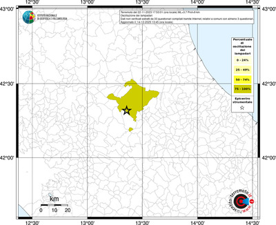 Mappa territorio comunale con almeno 3 questionari