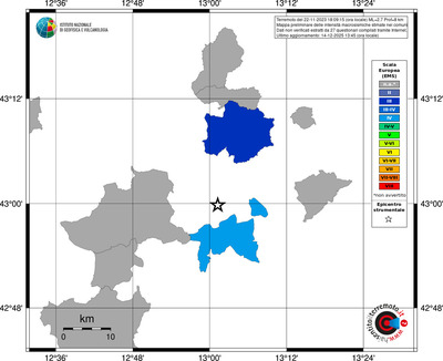 Mappa EMS - territori comuni