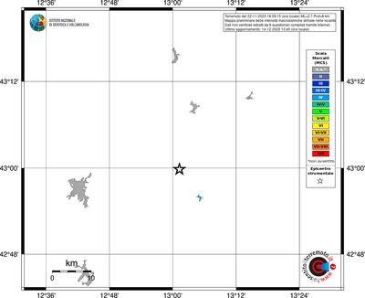 Mappa MCS - territori località