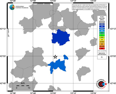 Mappa MCS - territori comuni