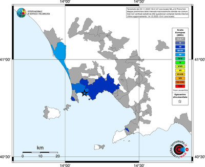 Mappa EMS - territori comuni