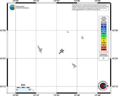 Mappa EMS - territori località