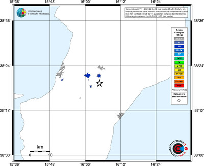 Mappa EMS - territori località