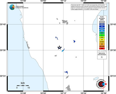 Mappa EMS - territori località