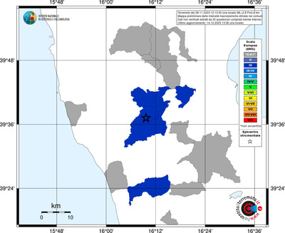 Mappa EMS - territori comuni
