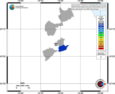 Mappa EMS - territori comuni