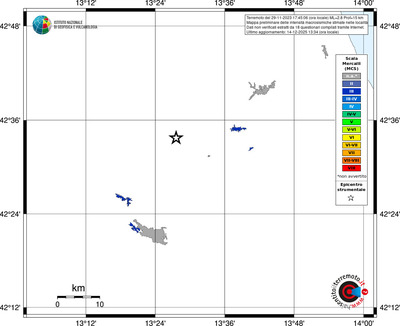 Mappa MCS - territori località