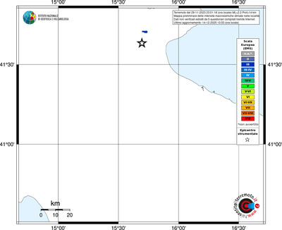 Mappa EMS - territori località