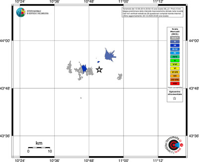 Mappa MCS - territori località