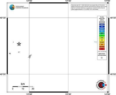 Mappa MCS - territori località