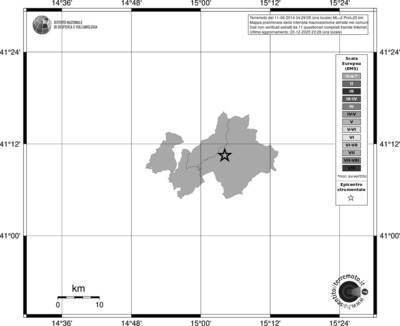 Mappa EMS - territori comuni