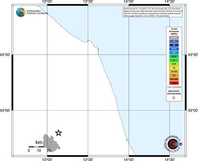 Mappa EMS - territori comuni