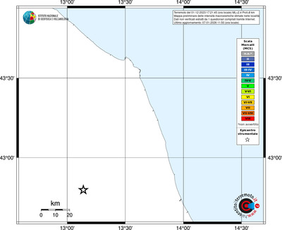 Mappa MCS - territori località