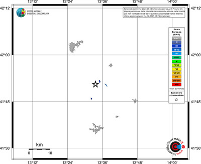Mappa EMS - territori località