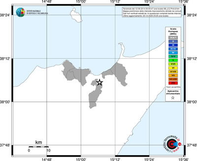 Mappa EMS - territori comuni