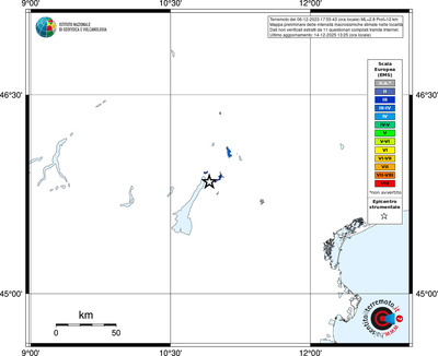 Mappa EMS - territori località