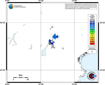 Mappa EMS - territori comuni
