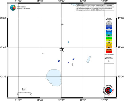Mappa EMS - territori località