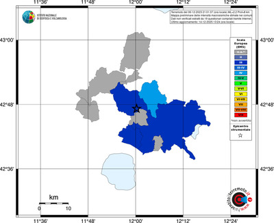 Mappa EMS - territori comuni