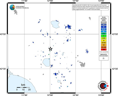 Mappa EMS - territori località