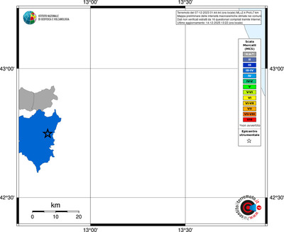 Mappa MCS - territori comuni