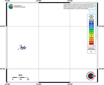 Mappa EMS - territori località