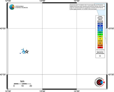 Mappa MCS - territori località