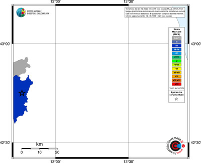 Mappa MCS - territori comuni