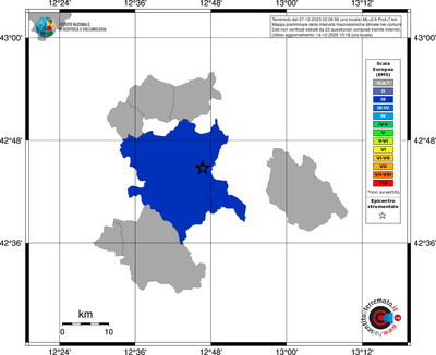 Mappa EMS - territori comuni