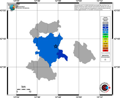 Mappa MCS - territori comuni