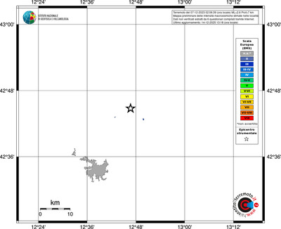 Mappa EMS - territori località