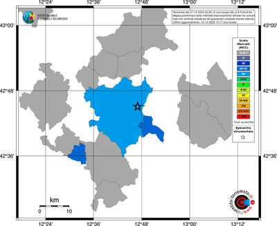 Mappa MCS - territori comuni