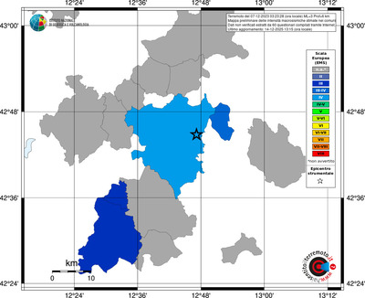 Mappa EMS - territori comuni