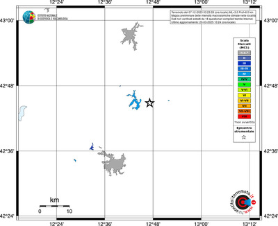 Mappa MCS - territori delle località