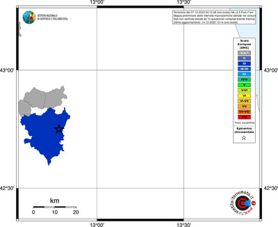Mappa EMS - territori comuni