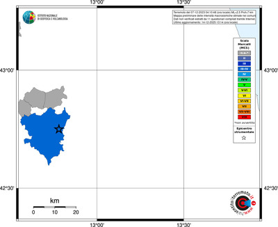 Mappa MCS - territori comuni