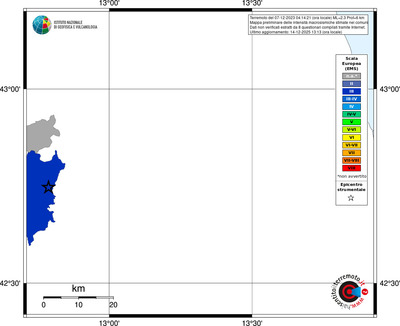 Mappa EMS - territori comuni