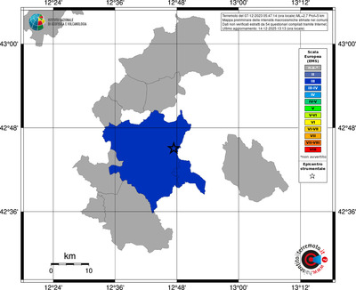 Mappa EMS - territori comuni