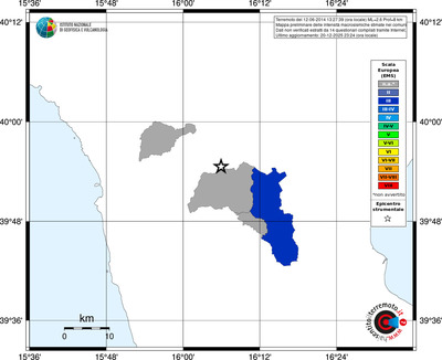 Mappa EMS - territori comuni
