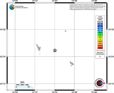 Mappa EMS - territori località