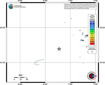 Mappa MCS - territori località
