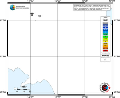 Mappa MCS - territori località